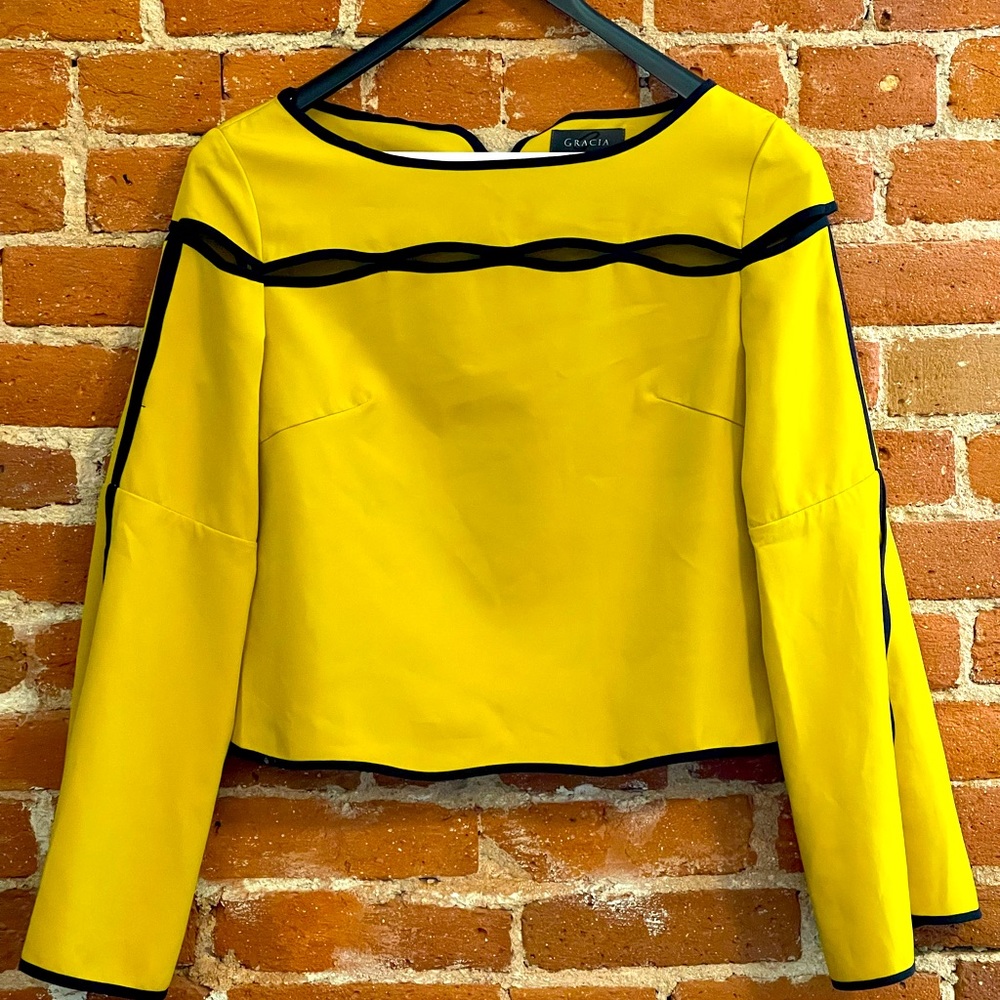 Yellow García Dress Blouse